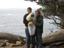 Kiersten, Shawn, and David at Point Lobos